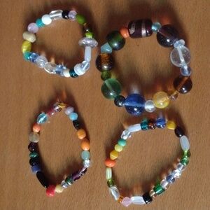 Handmade Gem Bracelet Lot